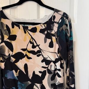 Maeve Ombré Floral Mini Dress with Cutout Sleeves and pockets XS-Petite